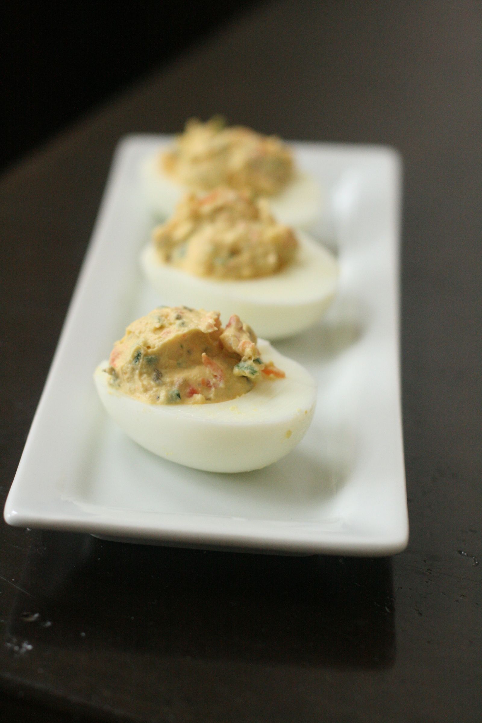 Deviled Eggs With Smoked Salmon and Capers