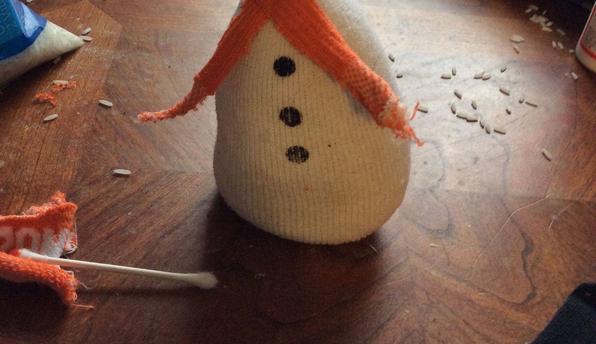 Snowman Sock Toy