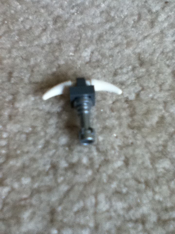 How To Make A Lego Minecraft Iron Pickaxe!!