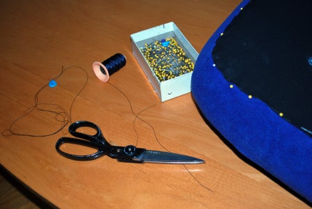 Final Pinning and Sewing the Seat Base