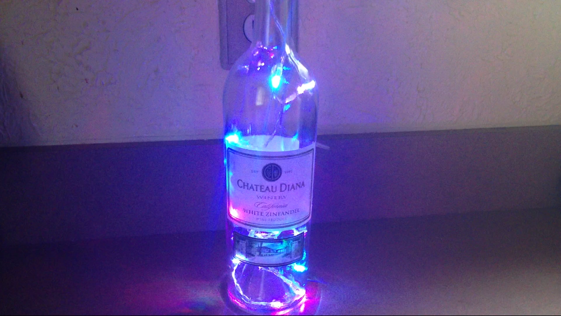 Use Your Special Wine Glass as a Beautiful Lighting Fixture