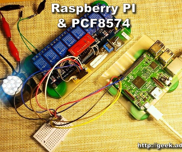 Control Any Devices Using Raspberry PI and PCF8574, Relay Module