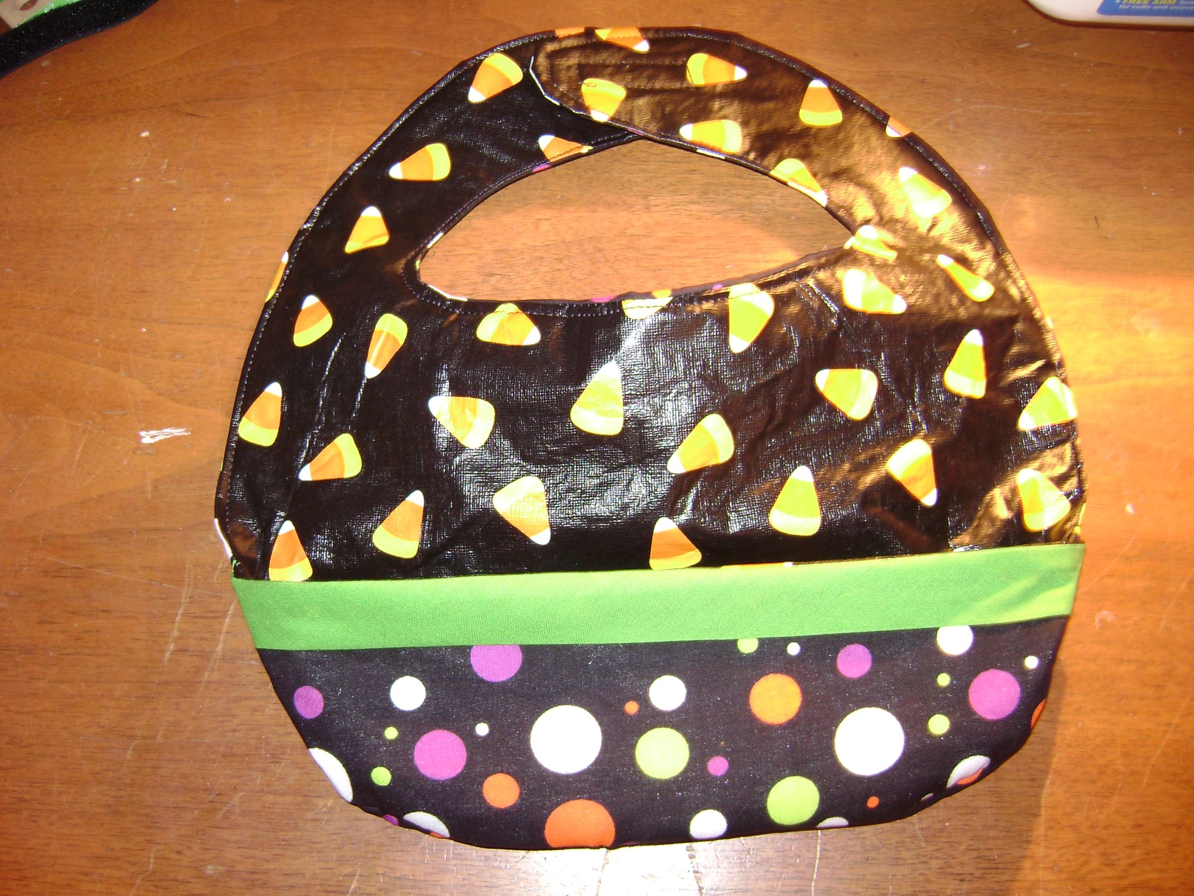Re-Purposed Reversible Baby Bib