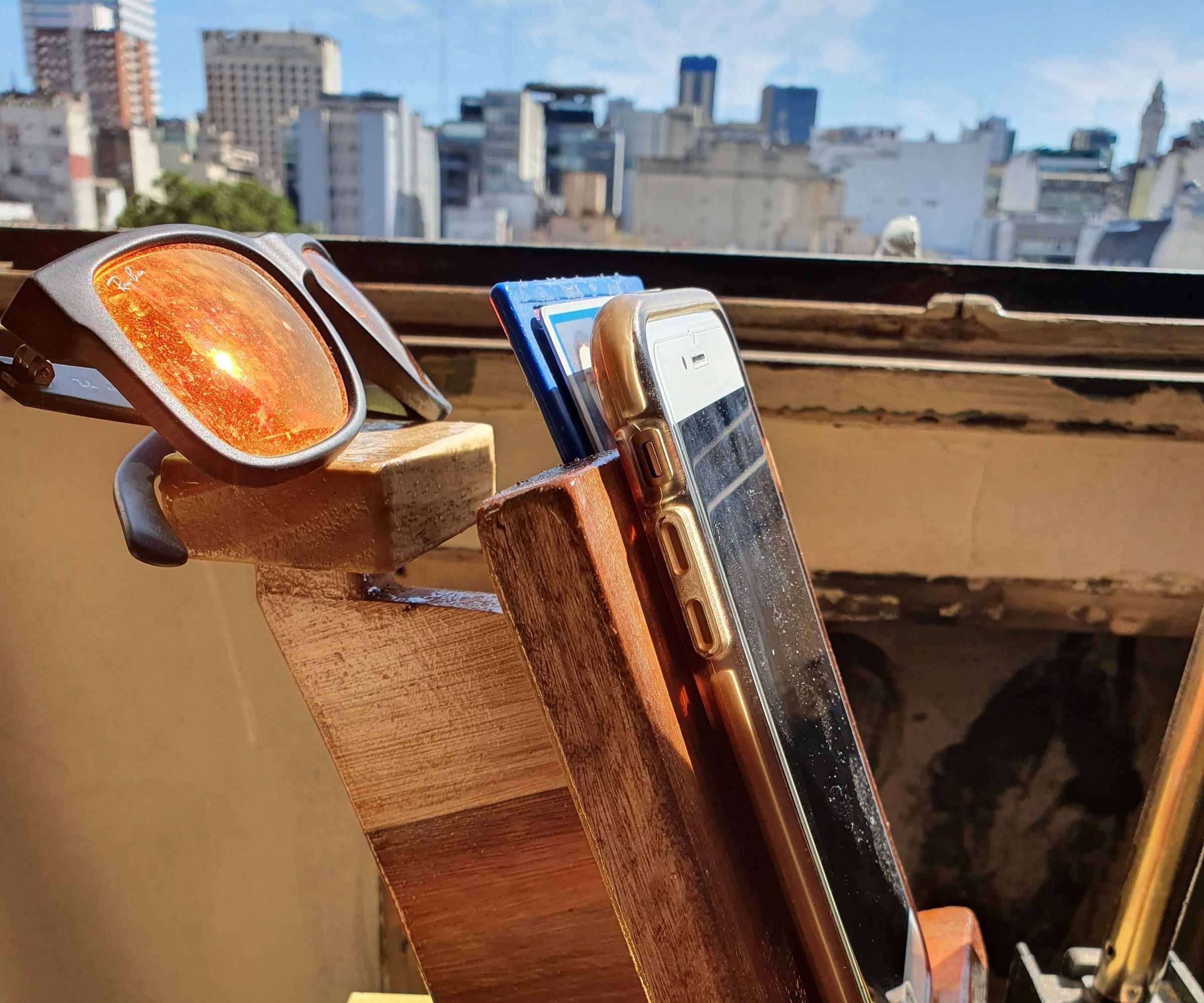 Porta Celular, Anteojos Y Tarjetas