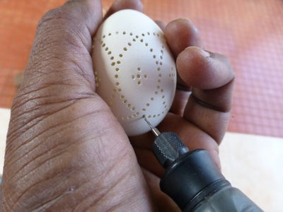 Drill Holes on the Egg Shell