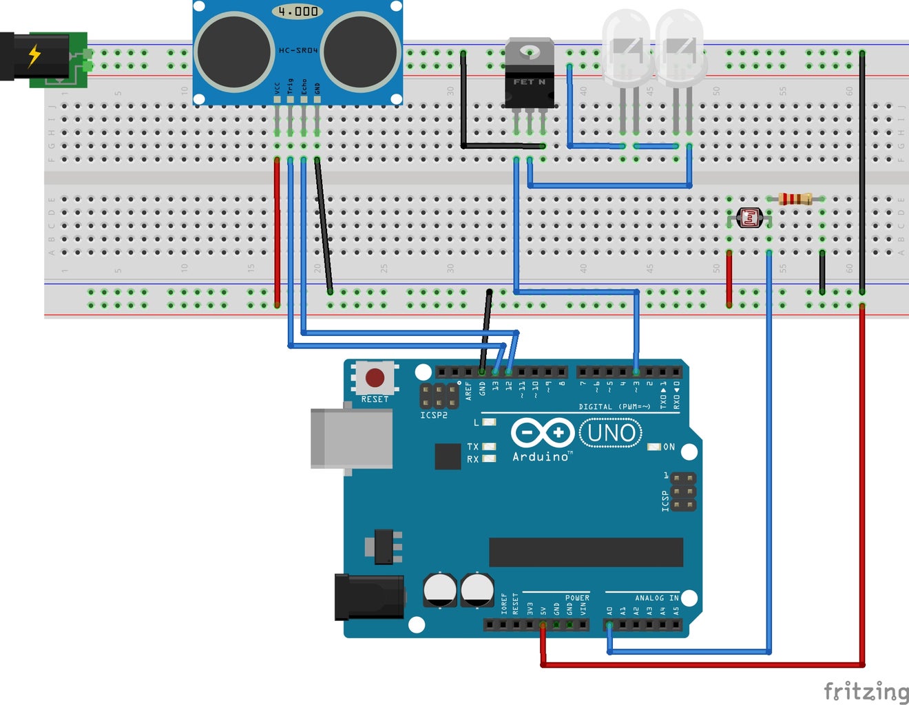 Smart Light Touchless Switch 4 Steps Circuit Diagram