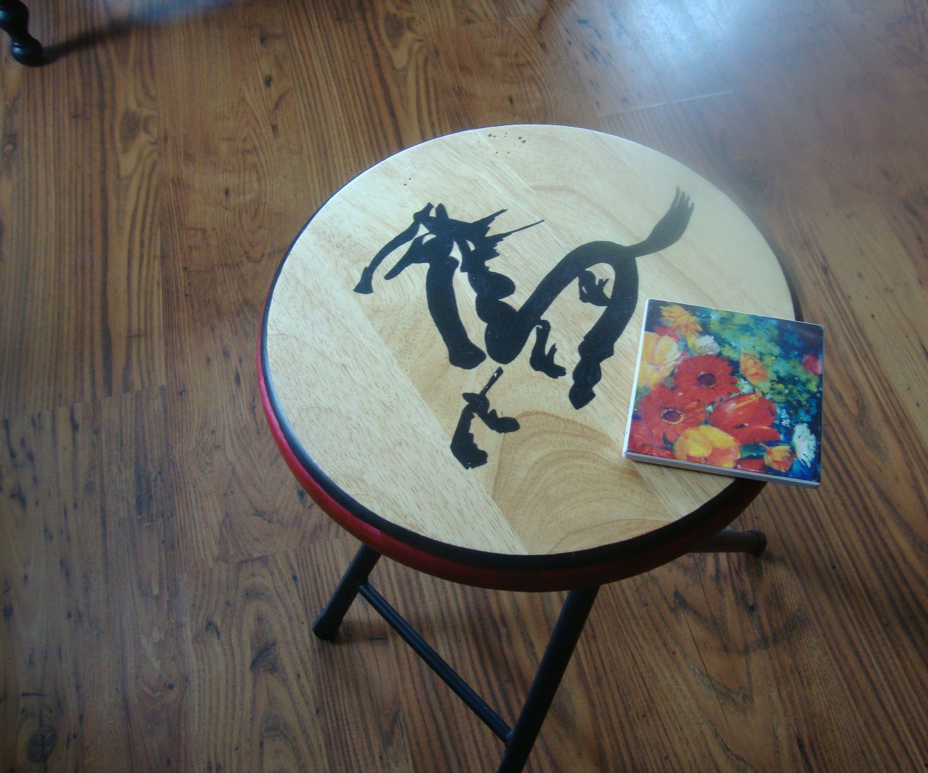 New life for a small stool.