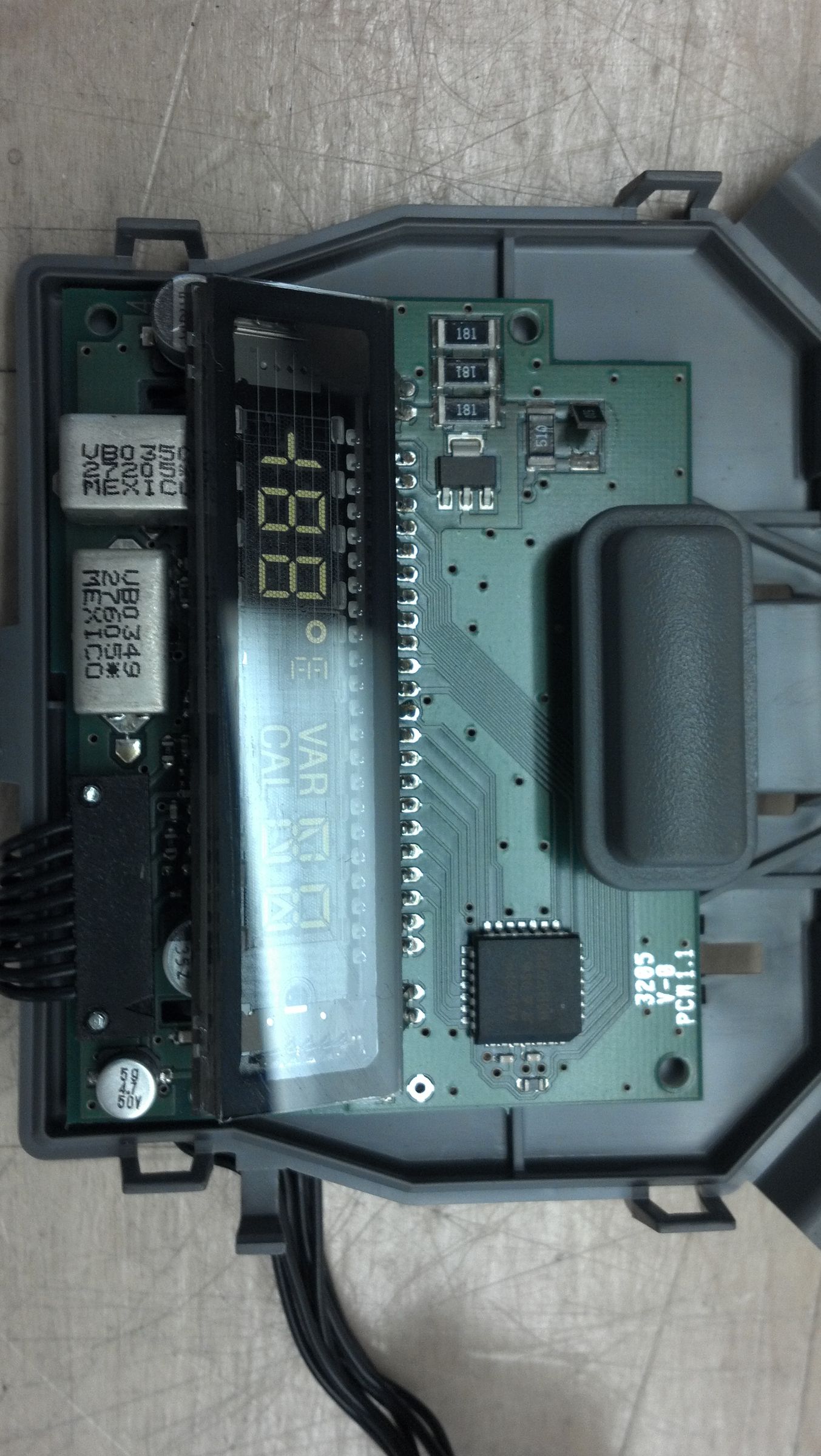 How to find and fix an overhead temperature and compass LCD issue