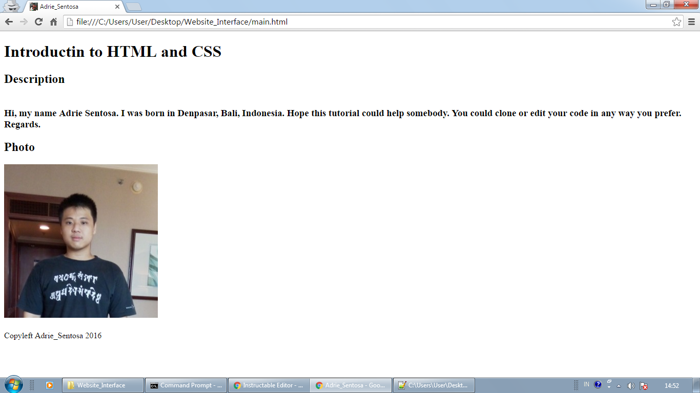 Introduction to HTML and CSS : 3 Steps - Instructables