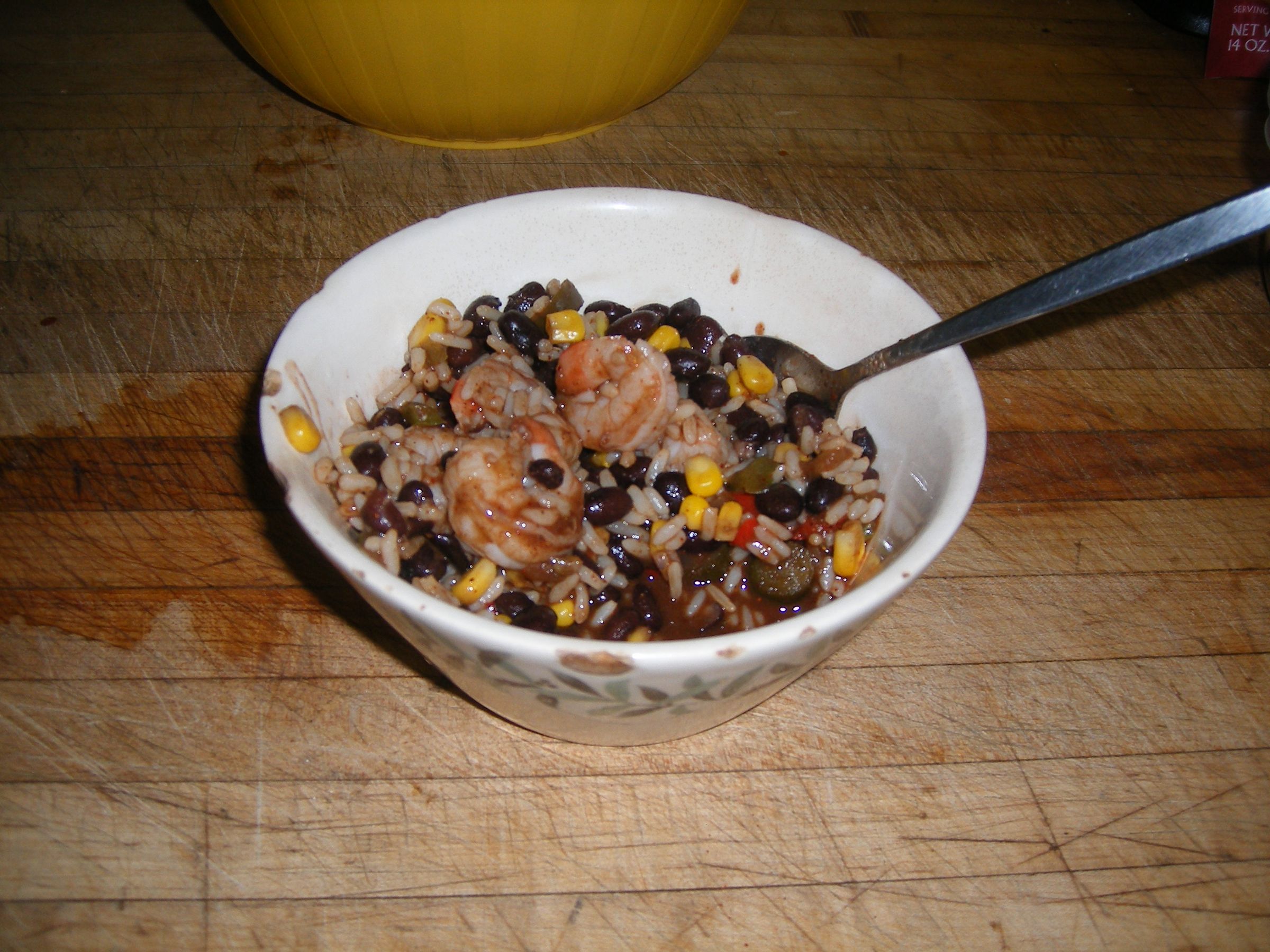 Dude Food: Shrimp Jambalaya in 10 Minutes* and 10 Bucks**