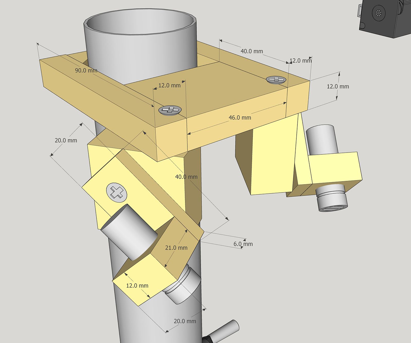 Drill Press Dust Collector & Laser Guide 22 Steps (with Pictures