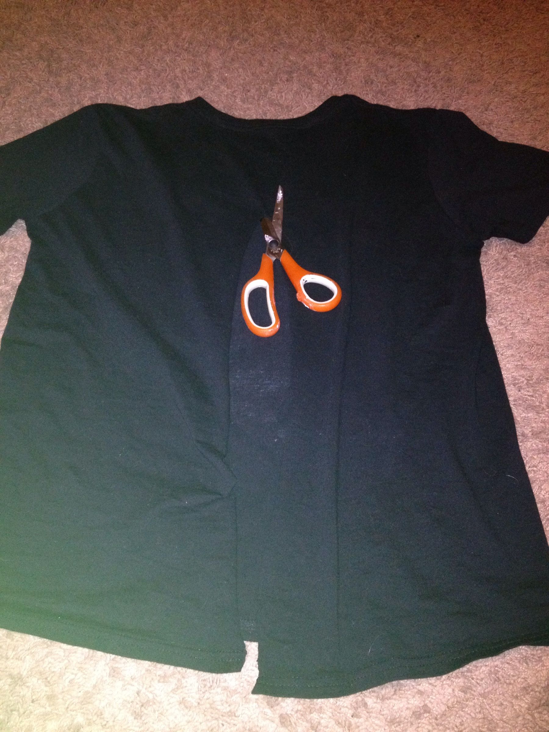 how to tie back of shirt