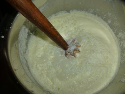 Making Butter From Curd