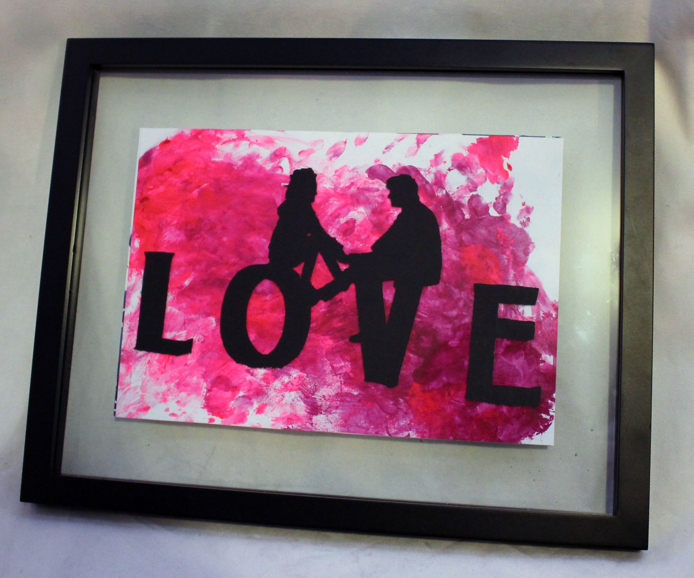 Personalized Gift From Child's Finger Painting