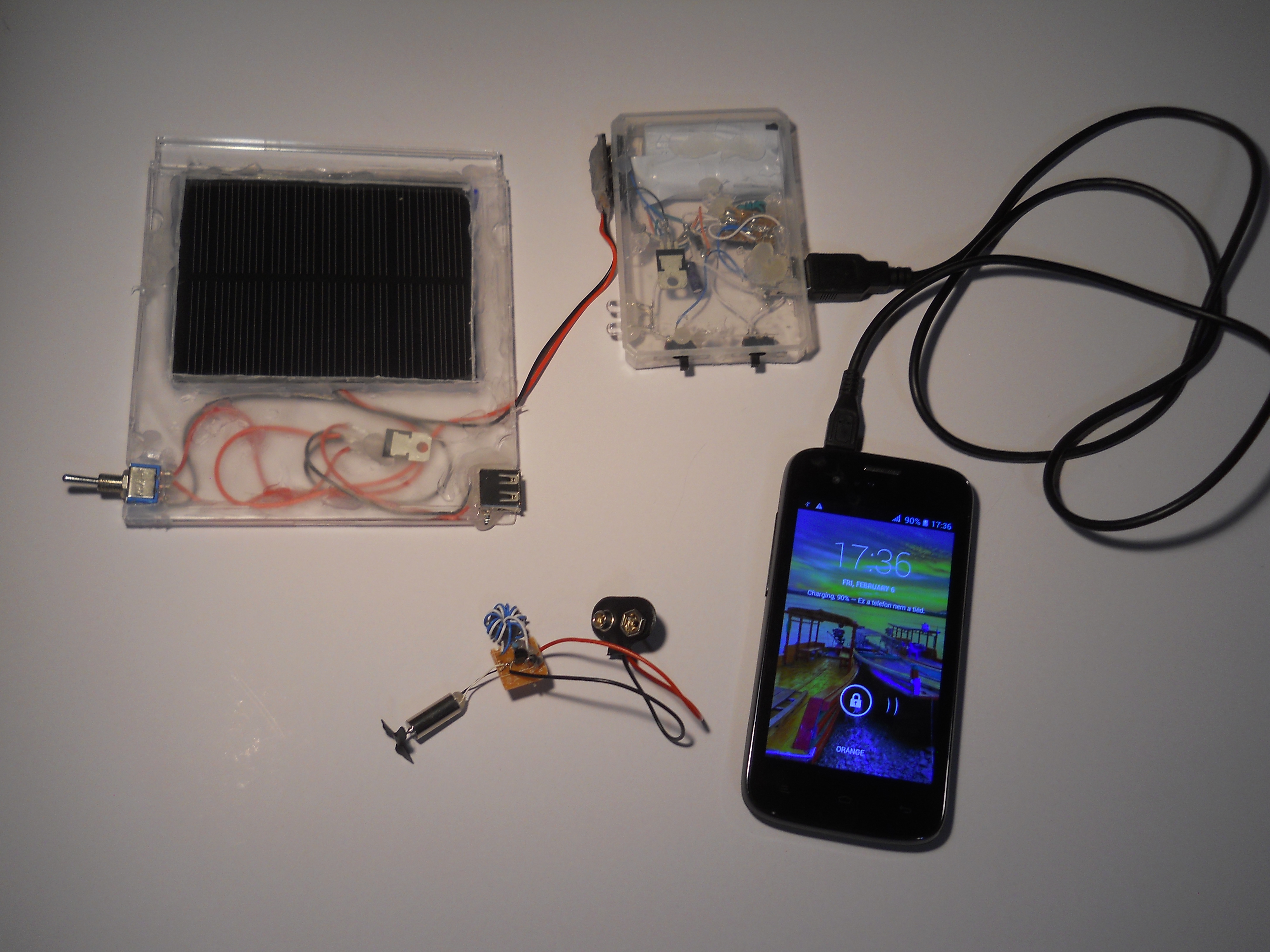 water turbine cell phone charger
