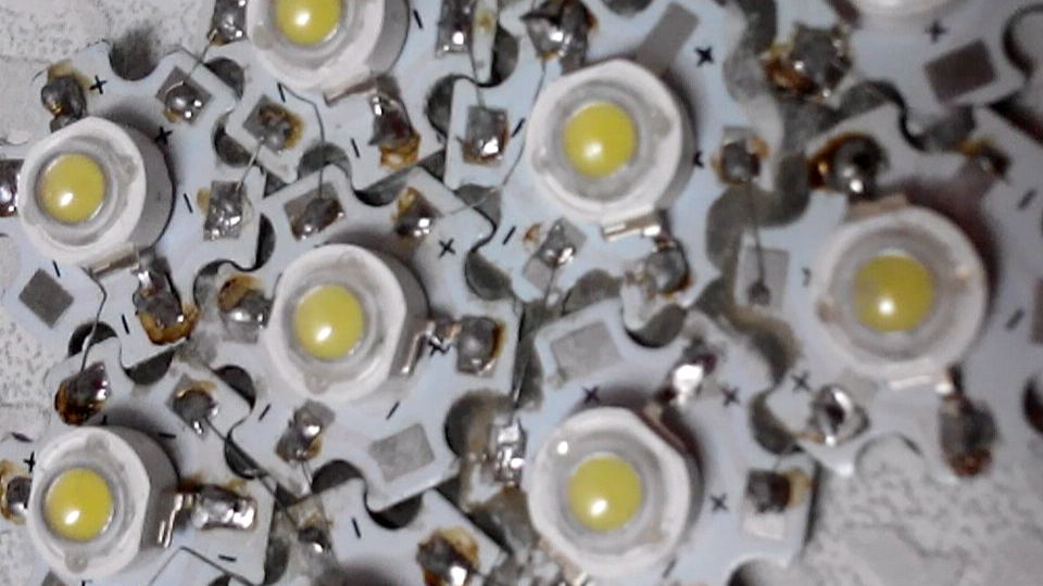 1watt Leds Light With Cooling Fan Using Mobile Charger