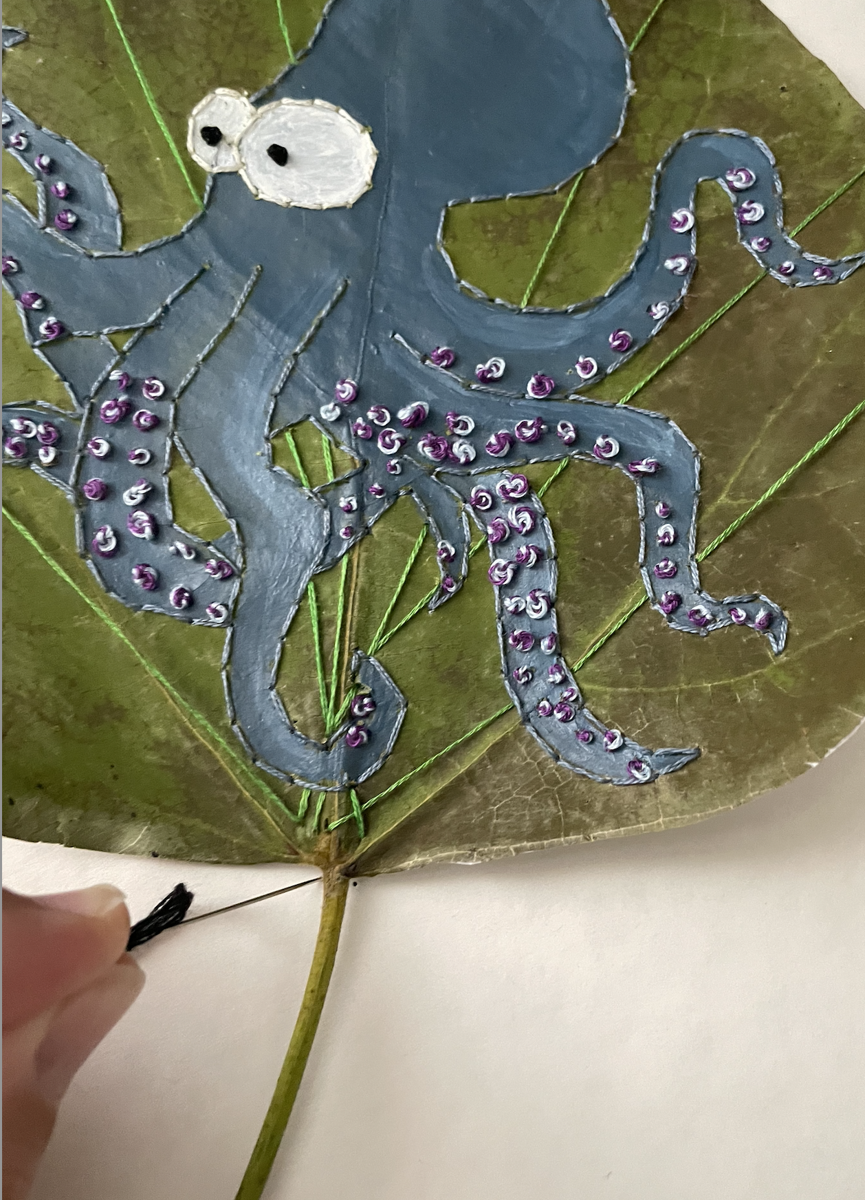 Hand Painted Embroidered Leaves : 11 Steps (with Pictures) - Instructables
