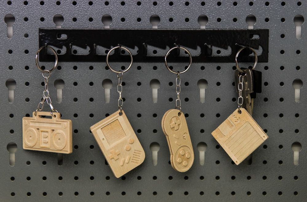 CNC-milled 90s Style Retro Keychains - Instructables