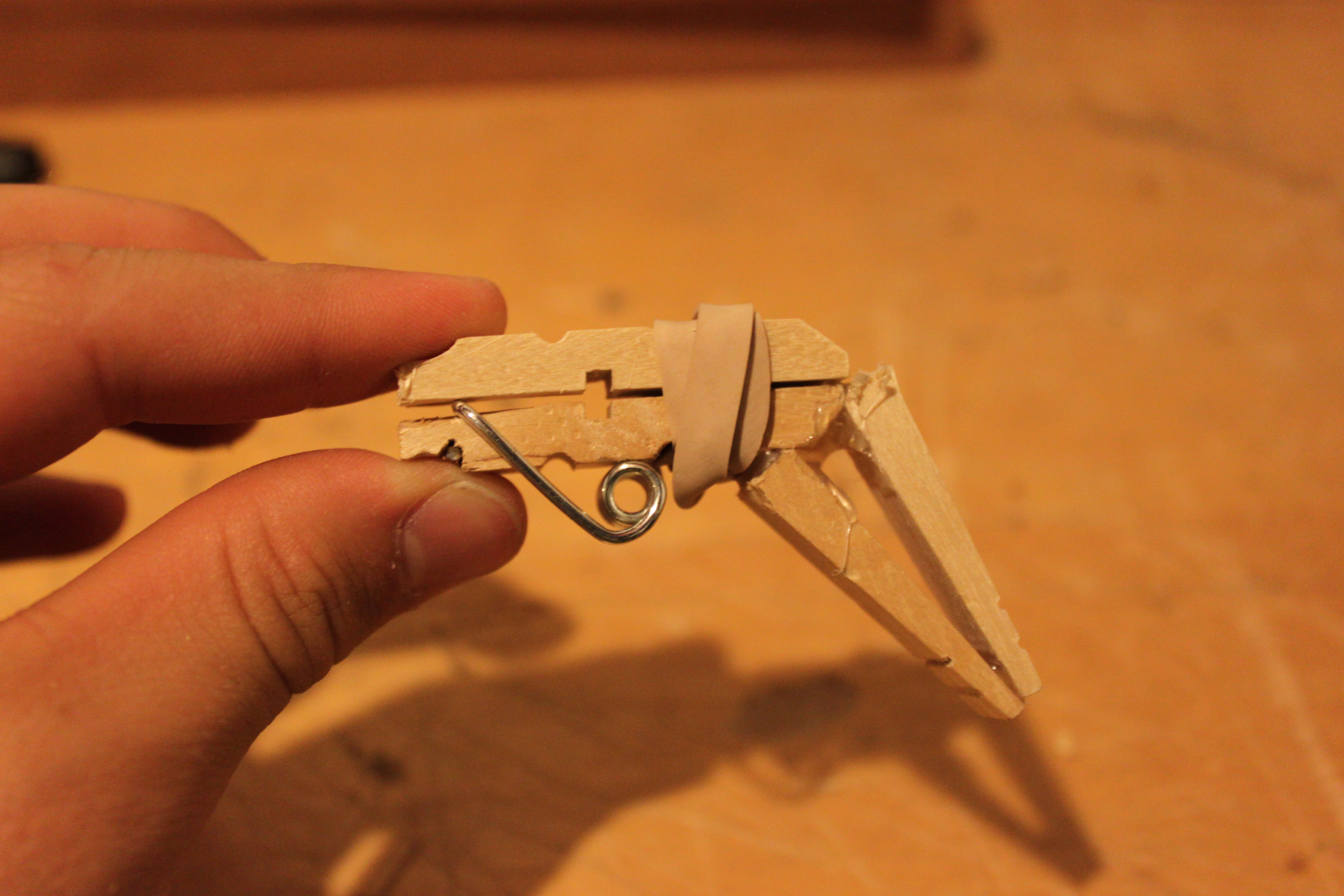 Clothespin Clip Gun 7 Steps Instructables