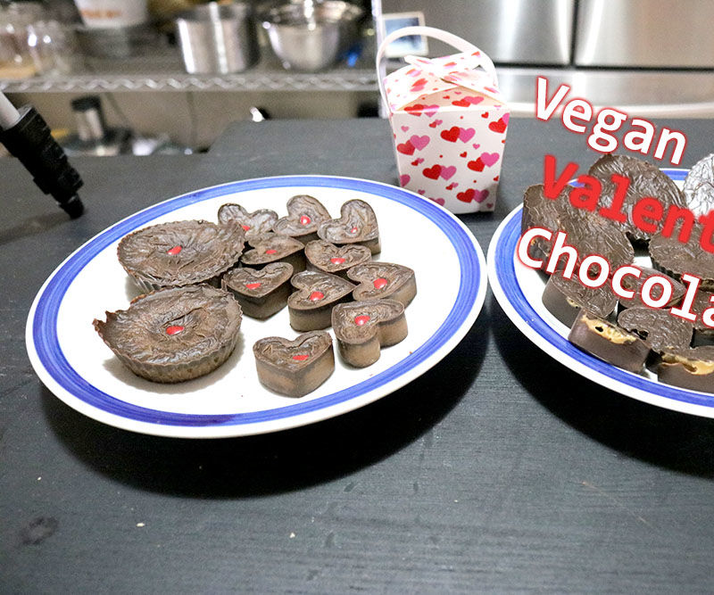 Valentine Vegan Chocolate Recipe - Simple - 2-Ingredients!