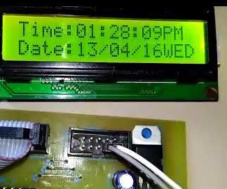 Real TIme Clock Using AT89s52