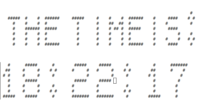 Old Laptop (or Pc) Into a Clock.