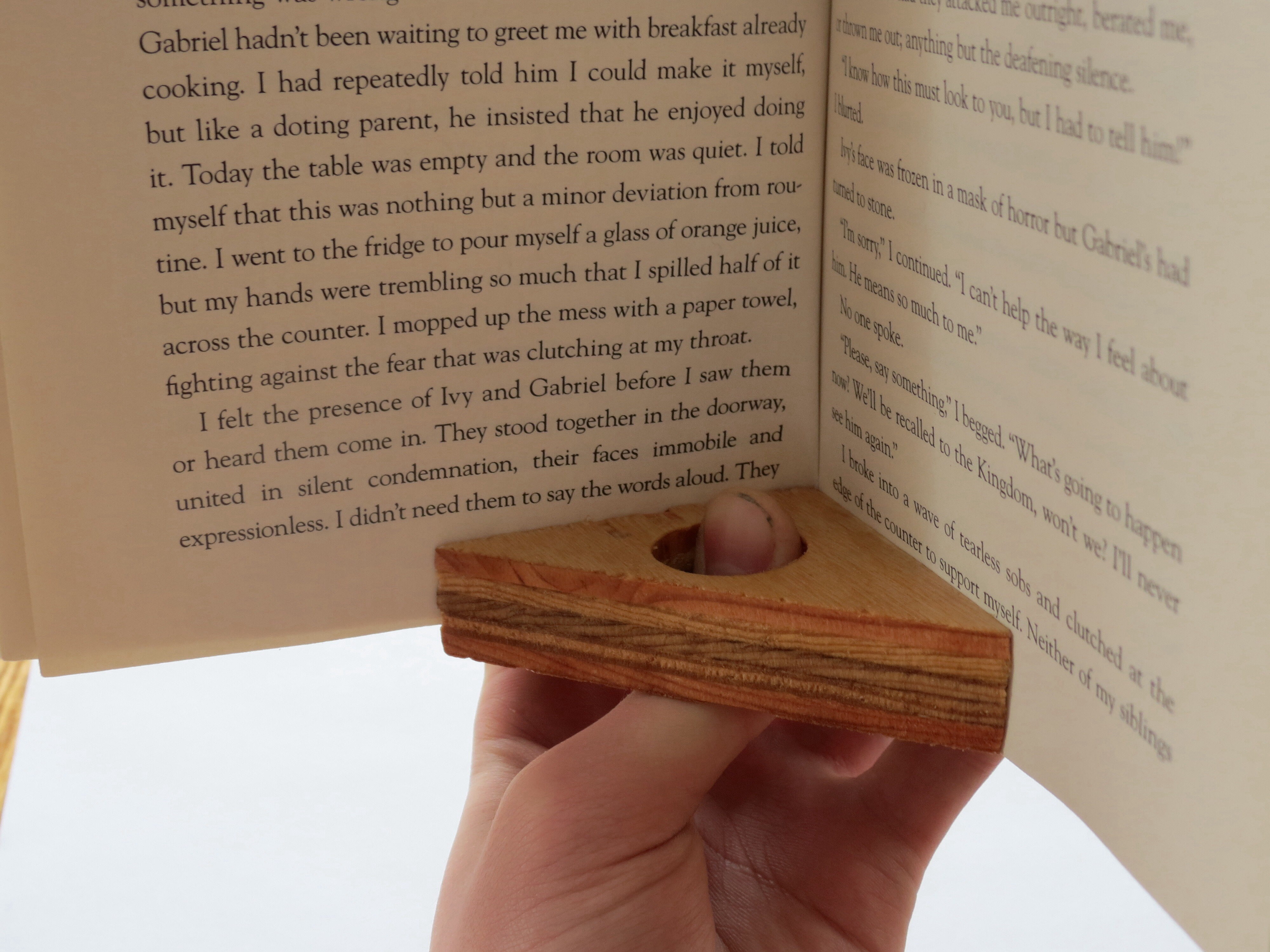 Wooden Book Helper