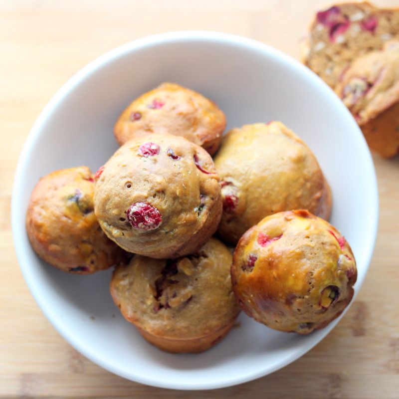 Cranberry Oat Muffins