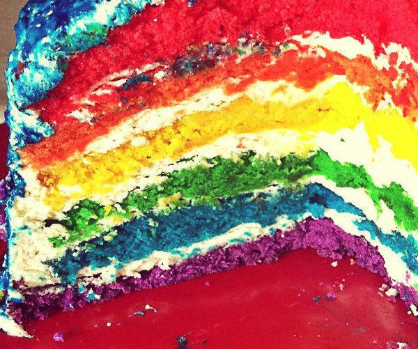 Rainbow Layer Cake