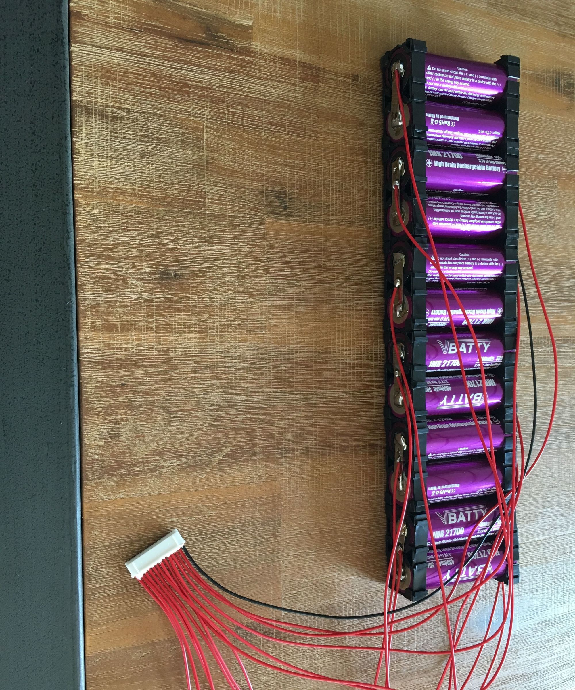Li-Ion Battery Pack 12s 44.4V With BMS