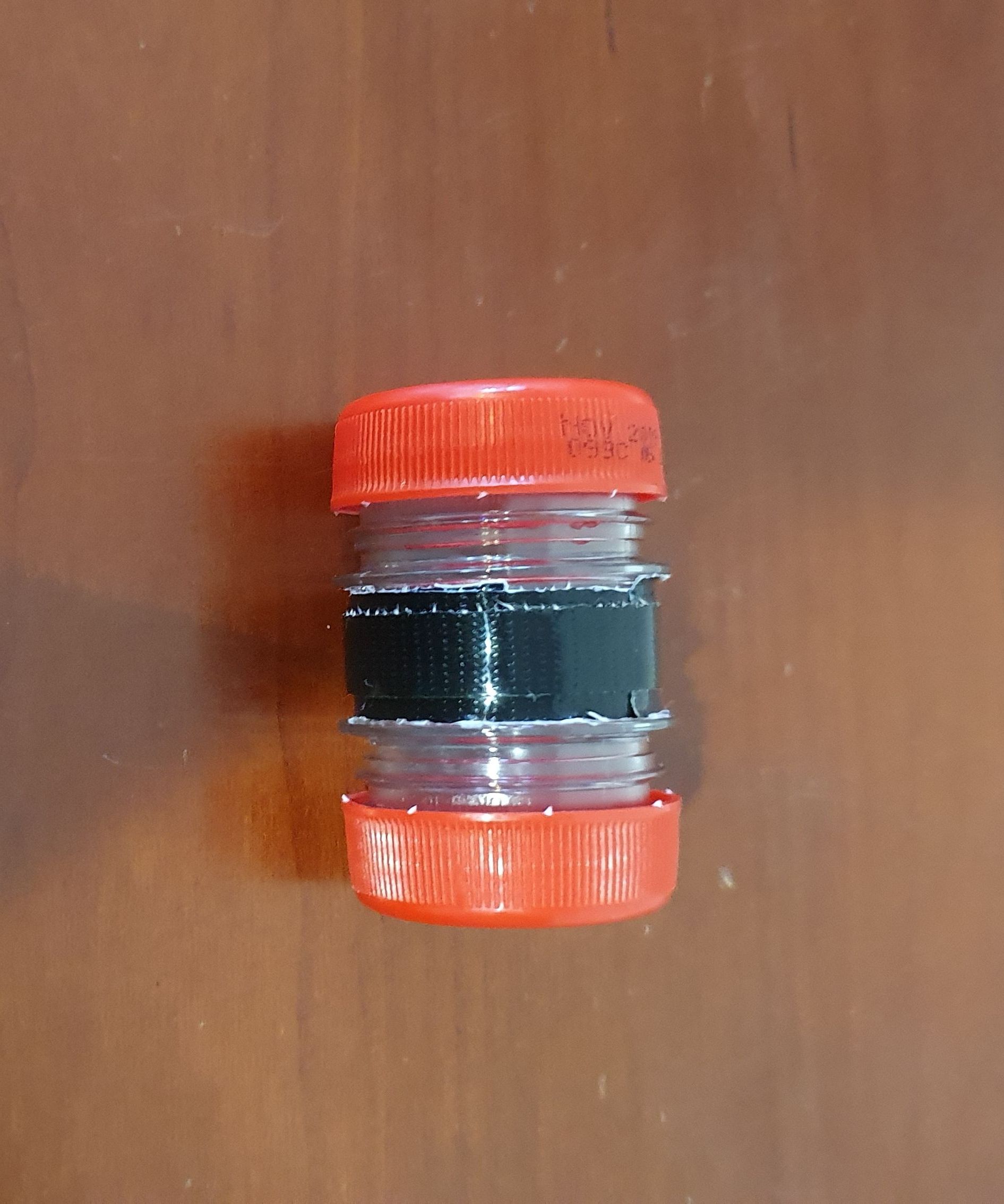 Soda Bottle and Duct Tape Storage Container 