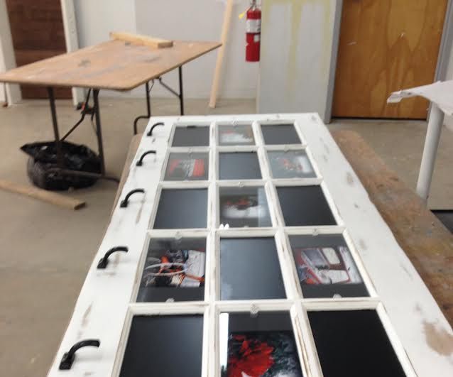 Picture Frame Chalkboard Door