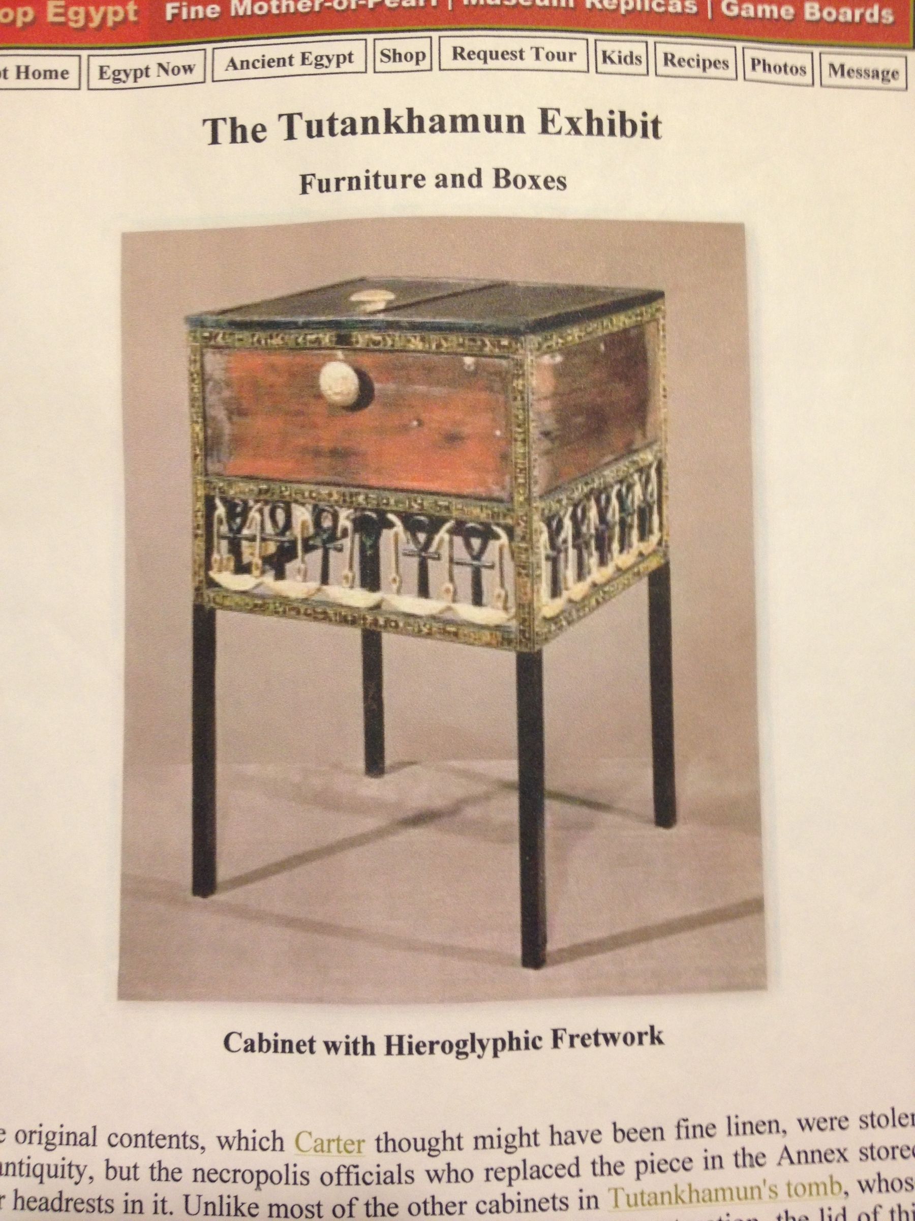 Build King Tut's Linen Cabinet