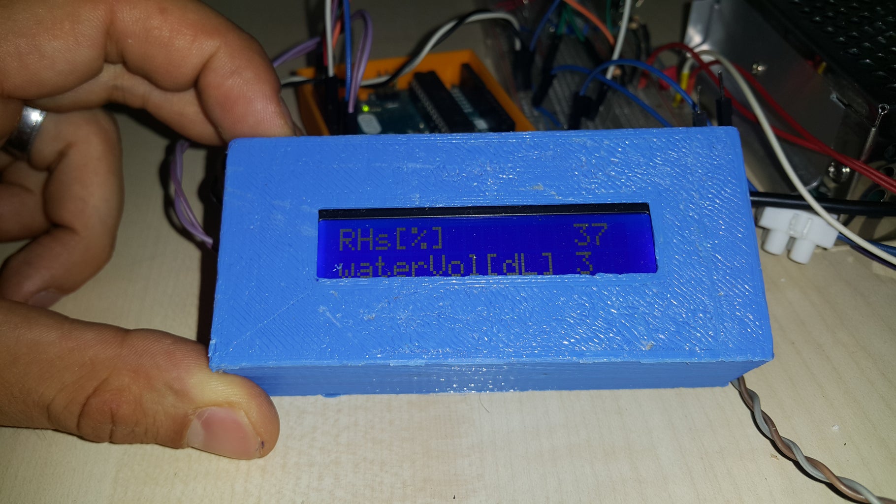 Arduino UNO, LCD 16x02 and Rotary Encoder Controlled Plant Environment ...