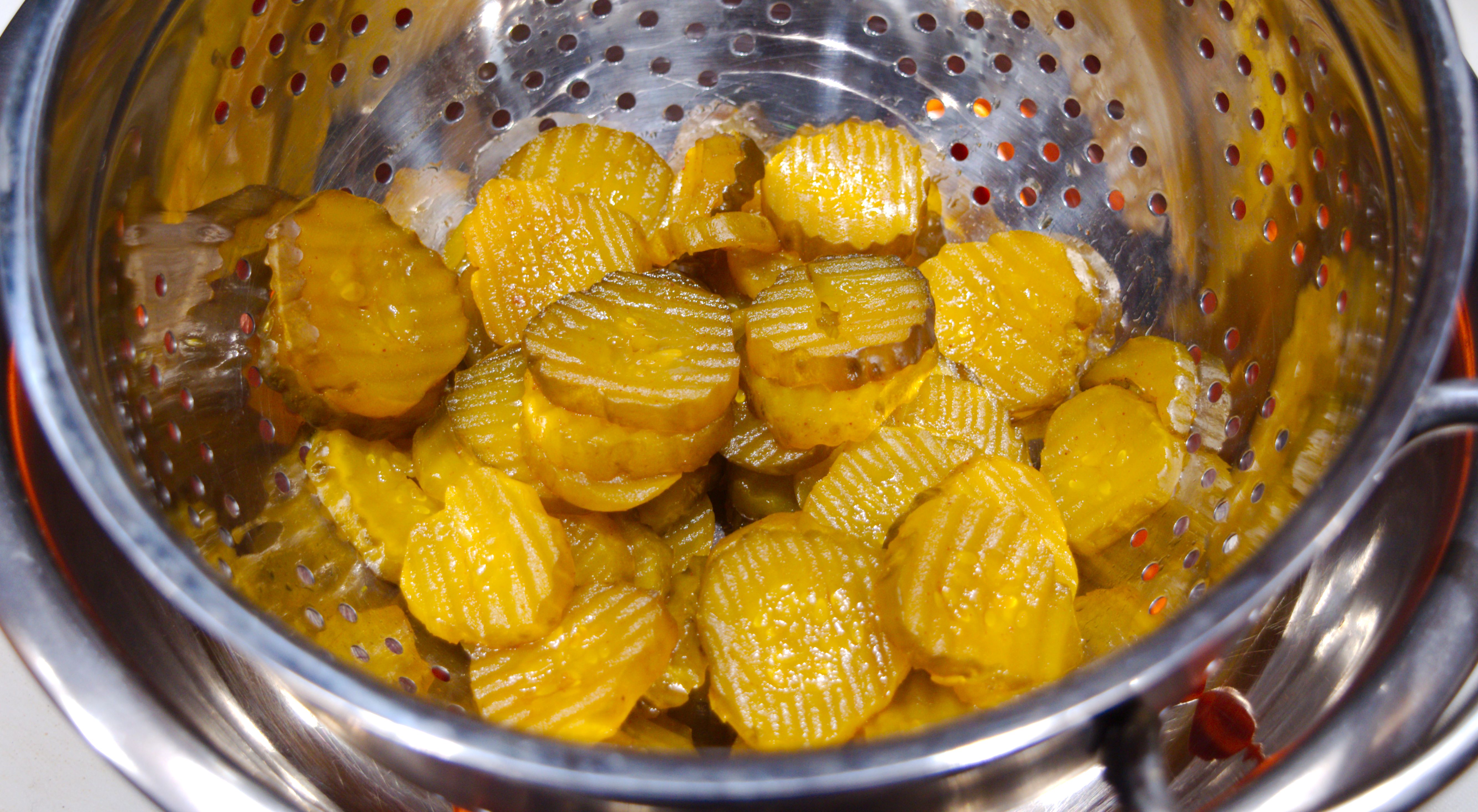 Dehydrator Pickle Chips 3 Steps Instructables