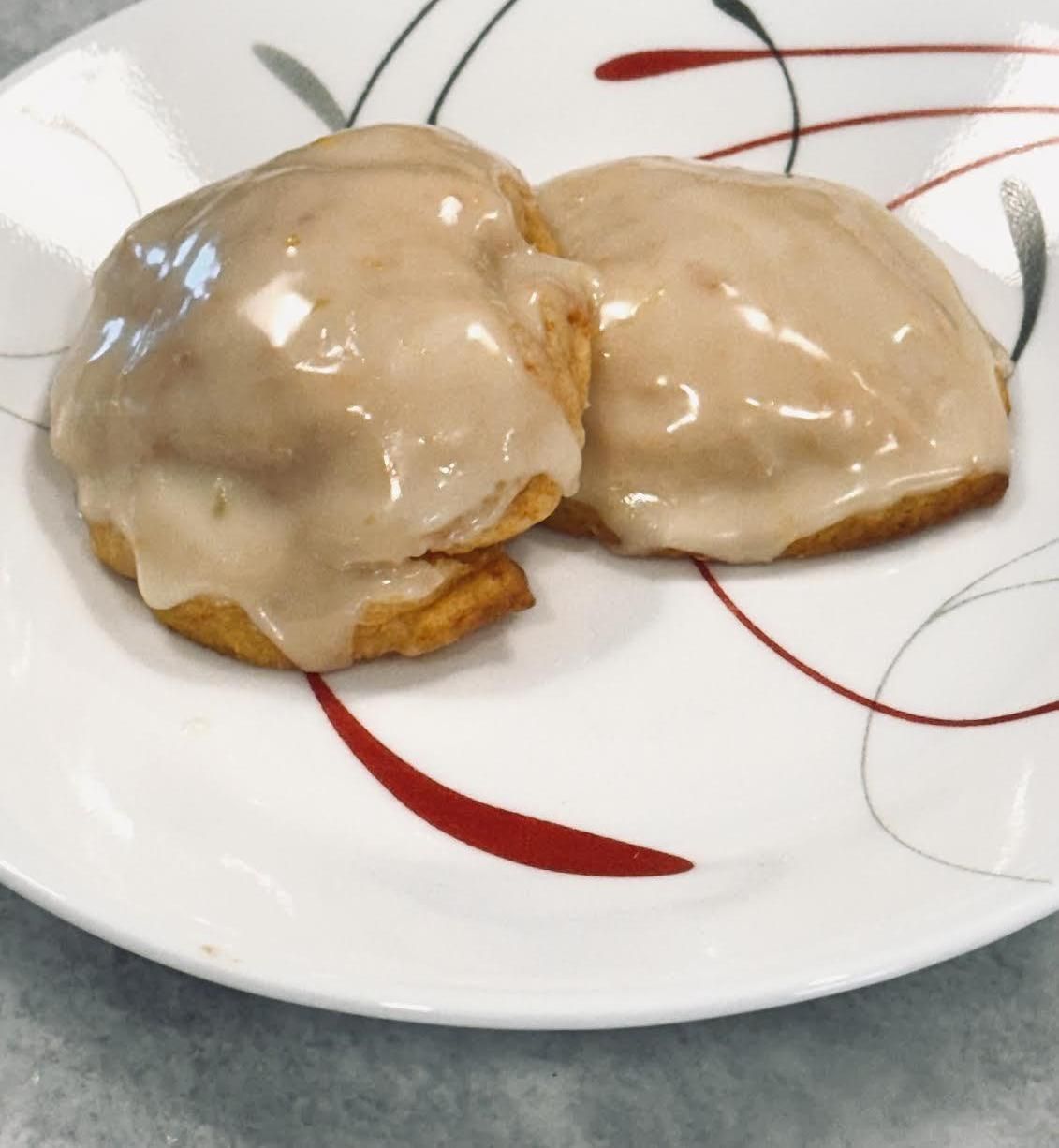 Melt in Your Mouth Carrot Cookies With Orange Glaze