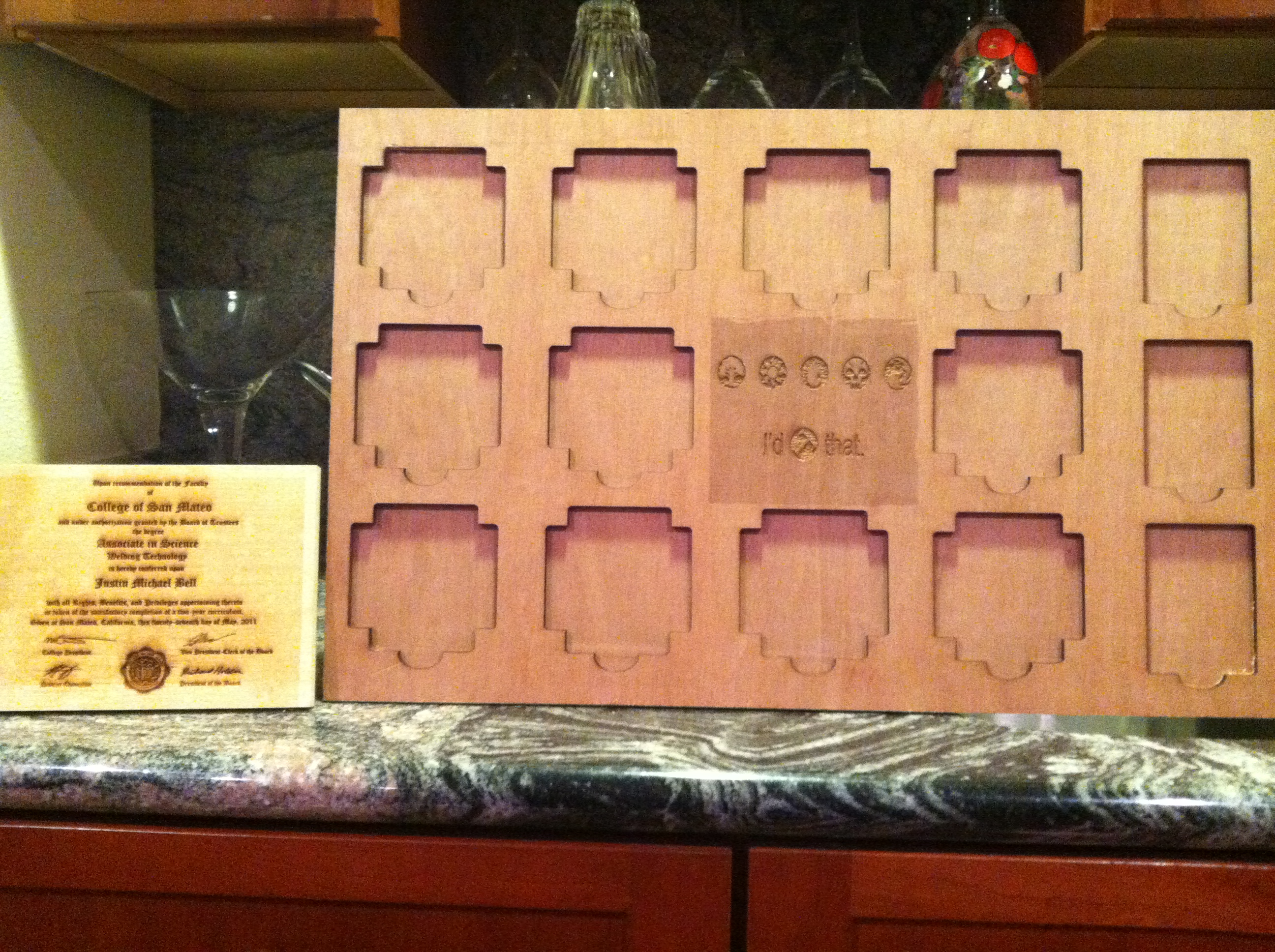 Making a "Magic: The Gathering" Playing Board