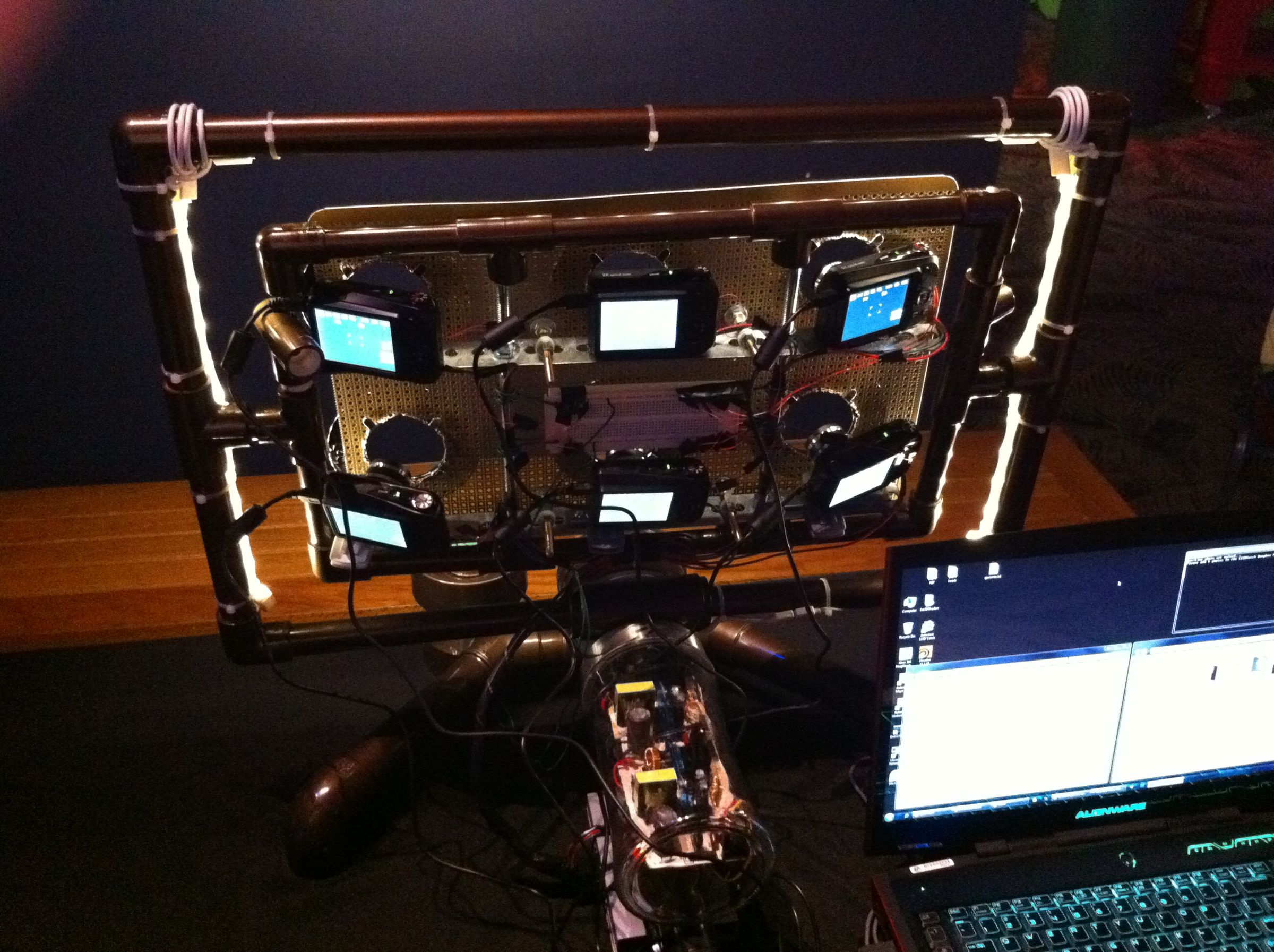 Six Camera Face Scan Rig (using 123DCatch / Photofly for Processing ...