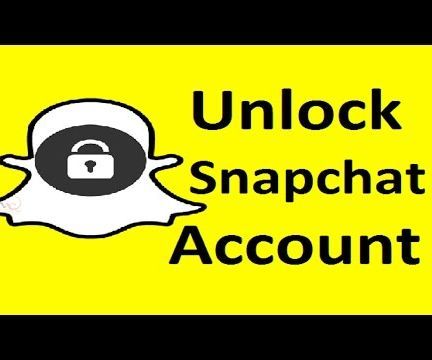 Unlock Snapchat Account!!