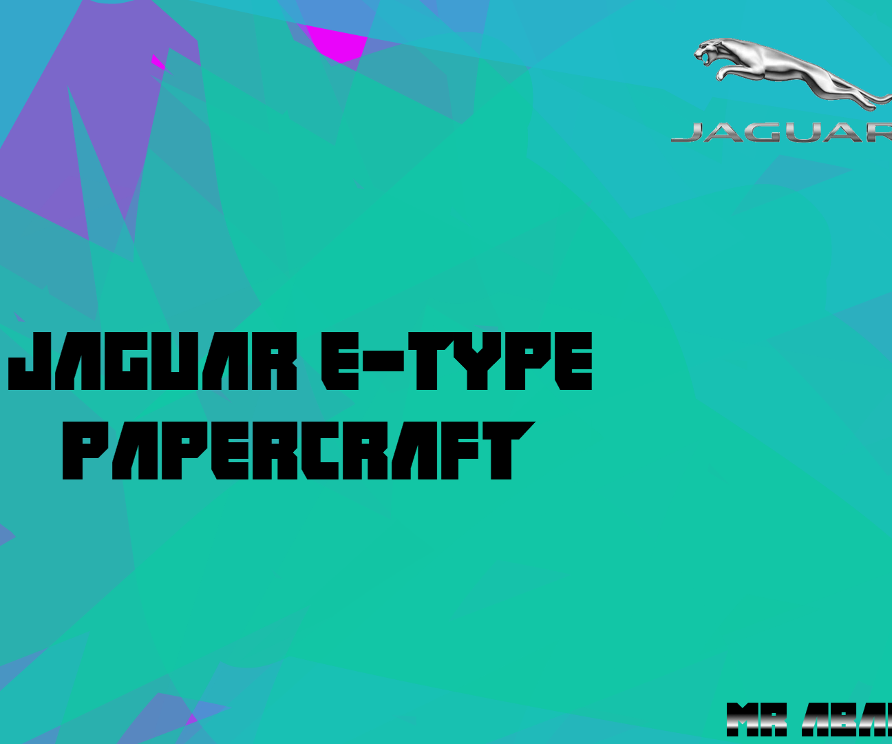 Jaguar E-Type PaperCraft