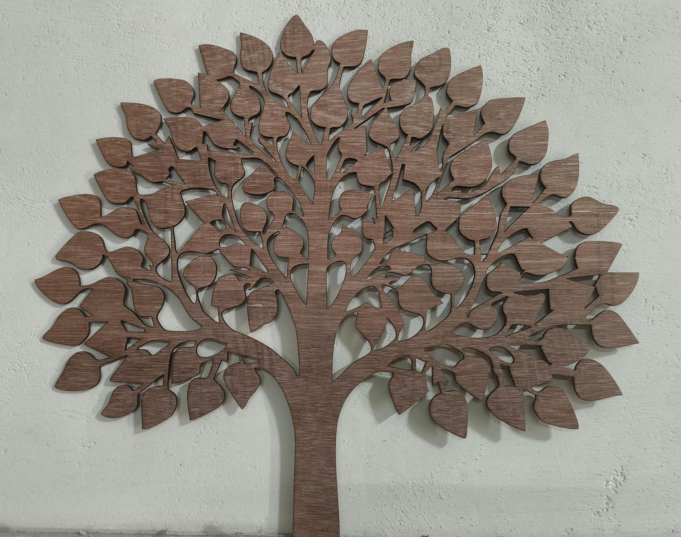 🌳 DIY Laser Cut Tree Home Decor (Step-by-Step Guide)