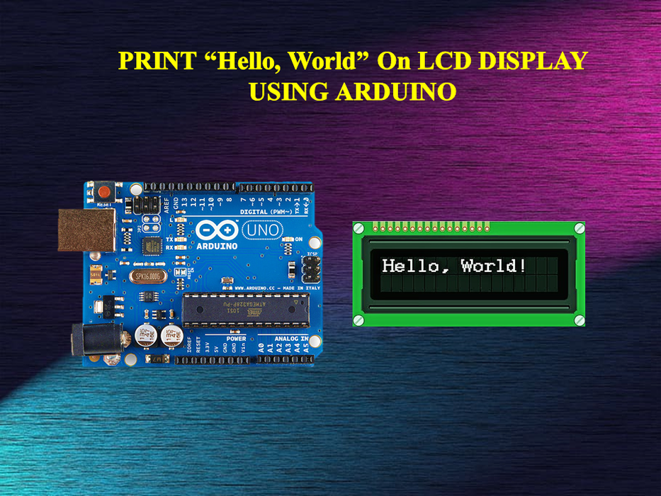 Hello World on LCD Display Using Arduino : 5 Steps - Instructables