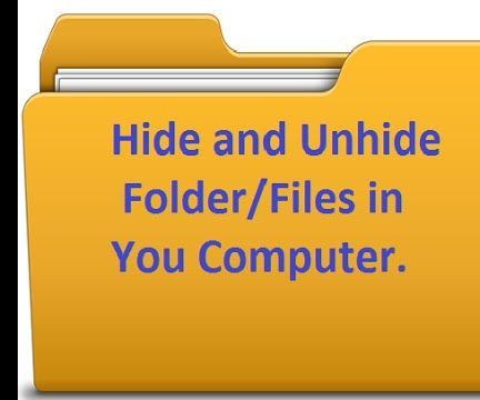 How to Hide or Show Hidden Files in Your PC 