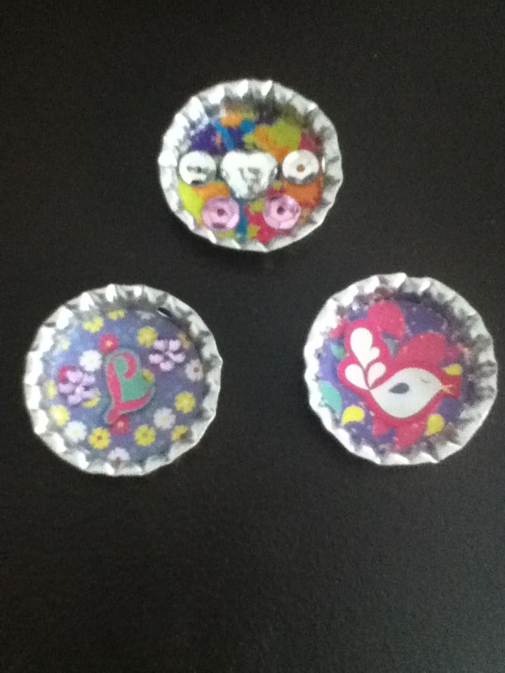 How To Make A Bottle Cap Magnet