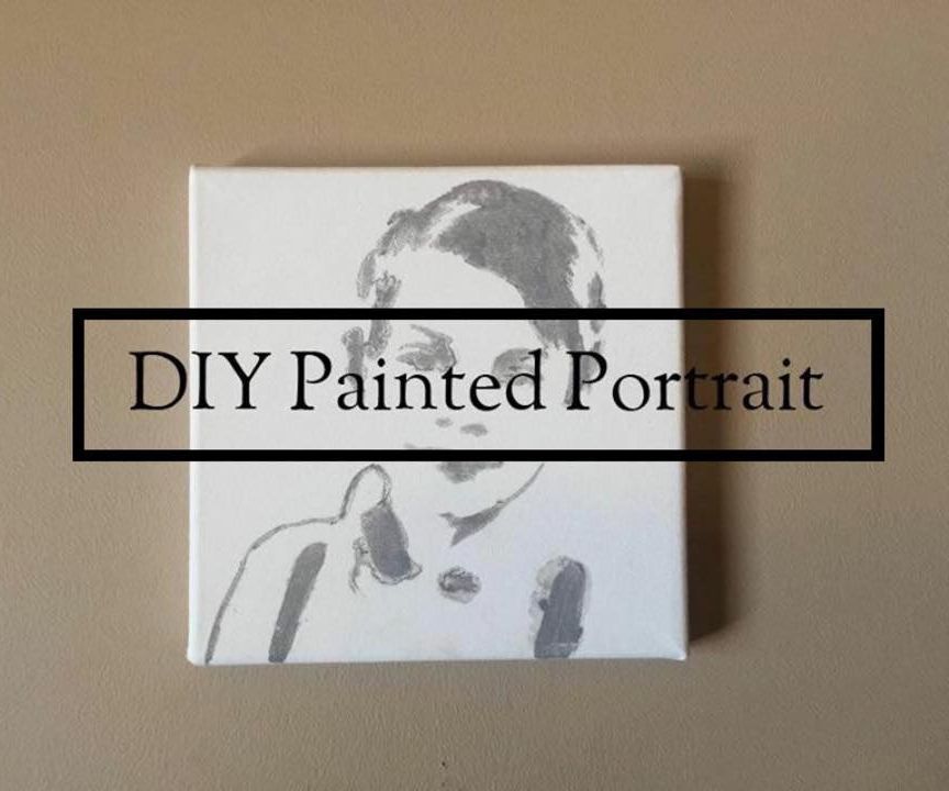 DIY Painted Portrait