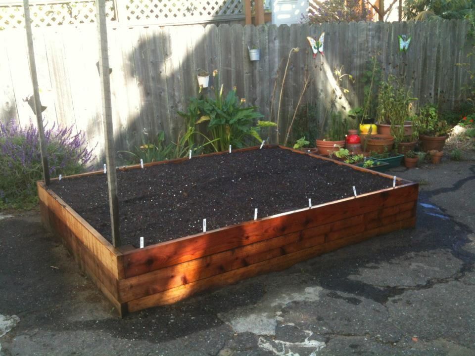 Redwood Garden Box