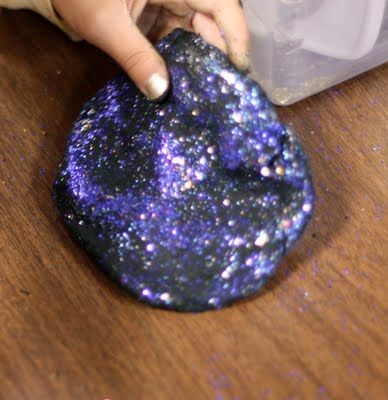 Galaxy Playdough