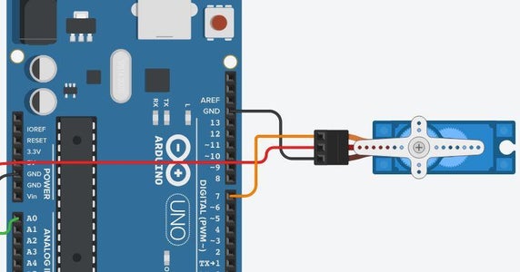 Connecting Servo Motor