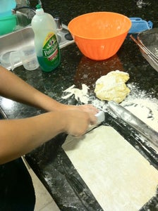 Rolling Dough and Cutting the Chips