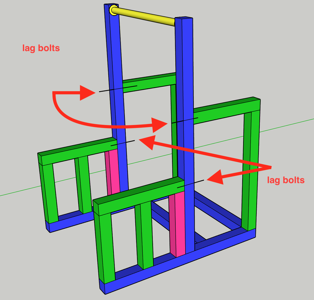 Diy pull up bar and squat rack hotsell